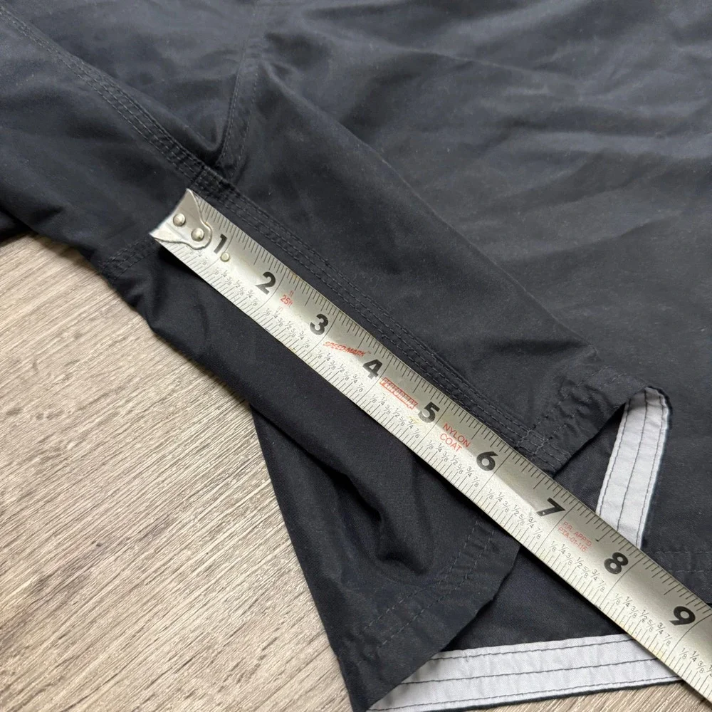 Nike‎ Mens Black Board Shorts Swim Trunks Cargo Pocket XL Mesh Lined Y2K